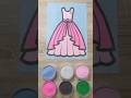 Sand painting PRINCESS DRESS -Tô màu tranh cát VÁY CÔNG CHÚA #heytoystv #sandpainting #vaycongchua