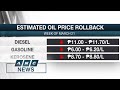 Big-time oil price rollback seen Tuesday | ANC