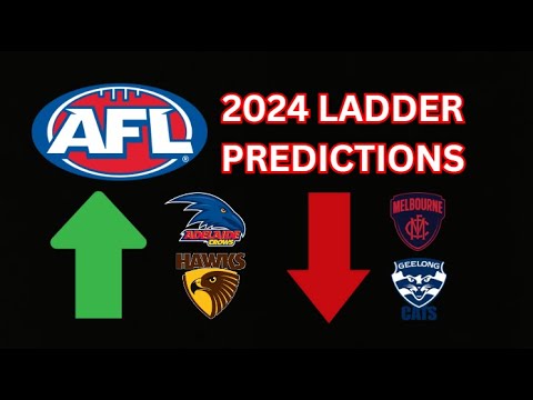 2024 AFL LADDER PREDICTIONS + FINALS - YouTube