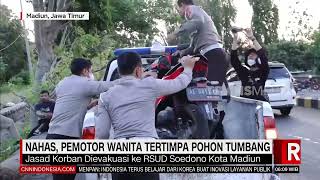 Nahas, Pemotor Wanita tertimpa Pohon Tumbang | REDAKSI PAGI (22/09/23)