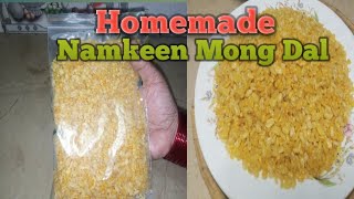 Mong Dal Namkeen // Crispy Namkeen Mong Dal // Homemade Mong Dal