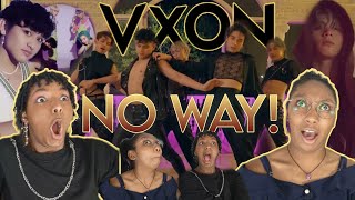 🔥LATINS React to the SEXIEST P-POP Group😱Intro+ FIYAAH+ P.S + Reach The Top+ Breaking Bad(VXON EP.2)