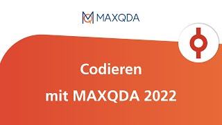 Codieren mit MAXQDA 2022