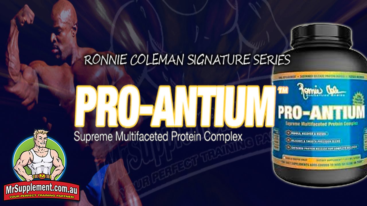 Ronnie Coleman Signature Series: Pro Antium - YouTube