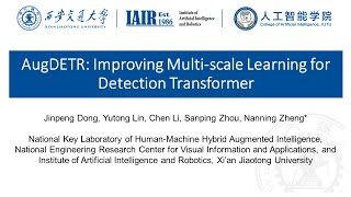 [ECCV2024]AugDETR: Improving Multi-scale Learning for Detection Transformer