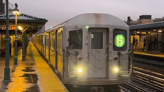 IRT Jerome Avenue: R62A, R142 \u0026 R142A (4) and (6) trains @ 161st Street - Yankee Stadium