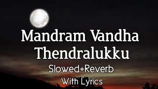 Mandram Vantha Thendralukku | Slowed+Reverb with Lyrics | Mouna Ragam |Tamil Lofi | Reverbs Feelings