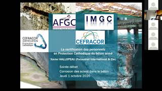 Débat AFGC du 1er octobre 2020 : Corrosion des aciers dans le béton