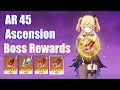 Genshin Impact - AR45 Ascension & World 6 Boss Rewards