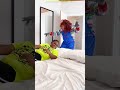 NERF WAR: DANCING MONSTER CHUCKY in my bedroom funny video short 2022 Comedy Real Life Zombie