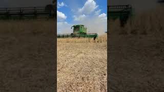 s760 john Deere na colheita da soja