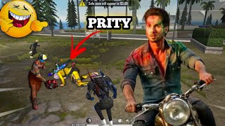 FREE FIRE FUNNY MOMENTS😡 PART 17  KABIR SINGH WITH PRITY😡🤣