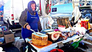 New Year 2025!! Christmas trees in Odessa!! Prices at the market, so they were HEALTHY for us