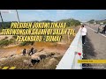 Presiden Jokowi Tinjau Terowongan Gajah di Jalan Tol Pekanbaru - Dumai, 5 Januari 2023