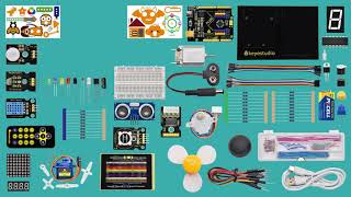 KEYESTUDIO Arduino Starter Kit - Beginner-friendly-Educational Electronics Coding Set Gift(KS0505)