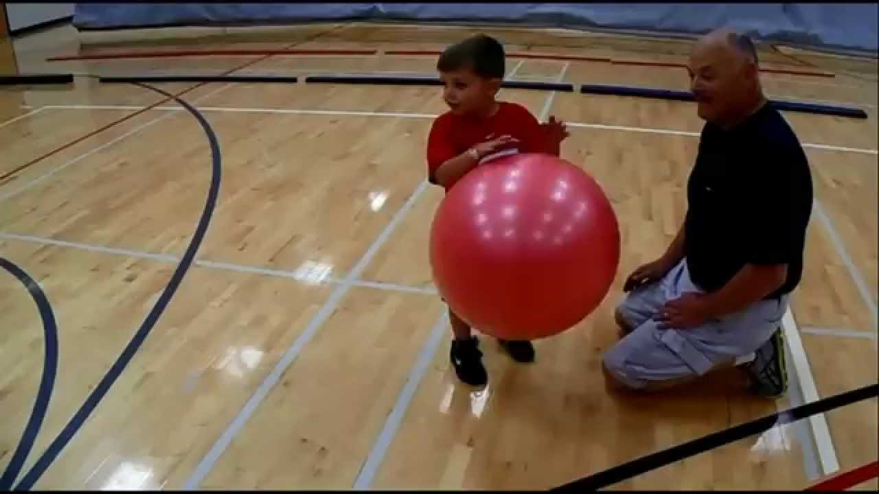 Preschool Athlete - Ball Bouncing 1 - YouTube