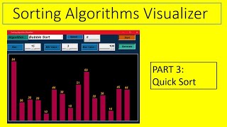 Sorting Algorithm Visualizer: part 3 (Quick Sort)