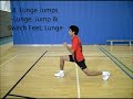 badminton chinese footwork fast feet