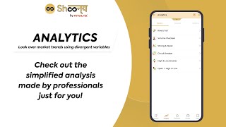 Analytics- Use divergent variables to analyze market trends on the new Shoonya App!