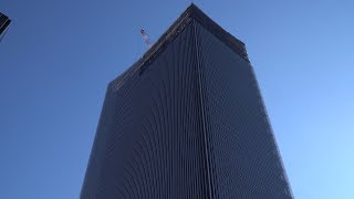 ミュージアムタワー京橋の建設状況（2019年1月4日）