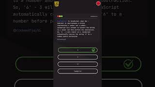 JavaScript Quiz For Beginners 🧠 | Question 2 #coding #javascript #tutorial #quiz #beginner