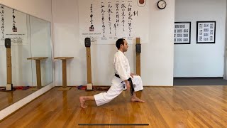 Karate stretching routine to improve flexibility