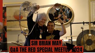 Sir Brian May Q\u0026A at the Red Special Meetup 2024