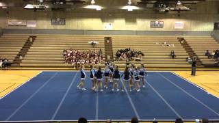 NCCS Varsity Competition Cheer-Battle at the Boneyard 10/17/15