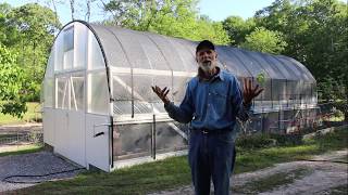 How to Build a High Tunnel/Greenhouse | Installing SHADECLOTH  | Part