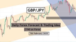 GBPJPY Daily Forex Forecast \u0026 Trading Idea for 7th February 2025 by CYNS on Forex