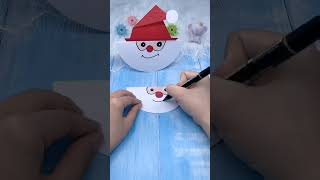Easy Paper Santa | Christmas diy #santaclaus  #santa #papercraft #christmascrafts #christmastree