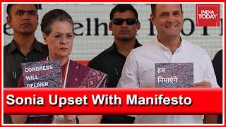 Sonia Gandhi Pulled Up Rajiv Gowda Over Congress Manifesto: Sources