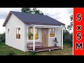 🏡Small House Design 5 x 5 Meters ( 25 sqm )😍