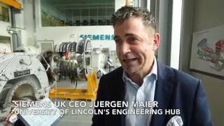 Siemens UK CEO Juergen Maier opens Lincoln Engineering Hub expansion