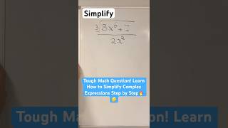 🔥Tough Math Question! Learn How to Simplify Complex Expressions!