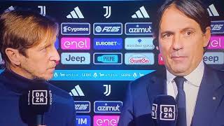 Simone Inzaghi intervista post Juventus-Inter (1-0)