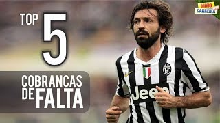 As 5 COBRANÇAS DE FALTA mais ABSURDAS de ANDREA PIRLO