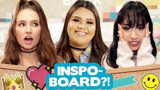 DIY INSPO BOARD CHALLENGE?! w/ Karina Garcia, Courtney Randall \u0026 Lupe Netro