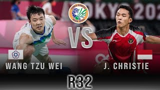 R32 | Jonathan Christie (ina) vs. Wang Tzu Wei (tpe) | India Open 2025