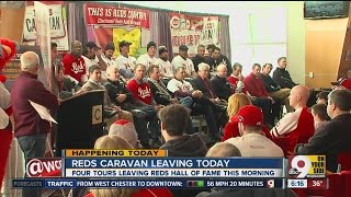 Reds take off on caravan to five states