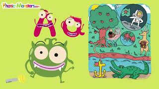 Level 1 - Video 1.2 Sing Aa ~ Phonicsmonsters.com