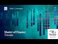 Master of Finance-Toronto Information Session | Dec. 13, 2023