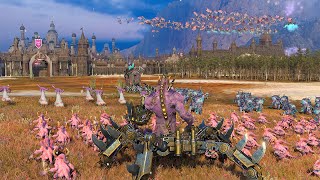 Tzeentch Attacks Erengrad Castle - Total War Warhammer 3