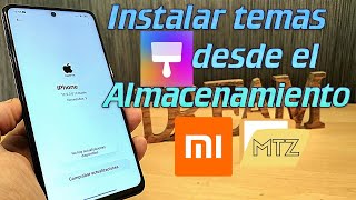 Convierto MIUI en IOS 15 | Como instalar TEMAS en Xiaomi desde el Almacenamiento