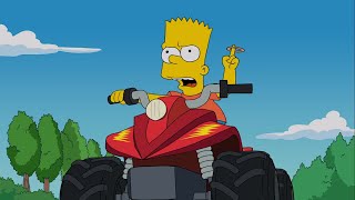 Bart se compra una cuatrimoto y destrulle un campo de Golf Los simpsons T32 P.2