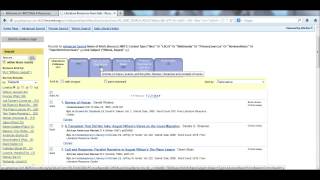 Using Subject-Specific Databases for Literature Research