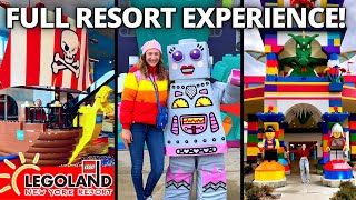 LEGOLAND New York Resort... Better Than Disney? | Early-Access Tour, Ninjago Room, LEGO Builds