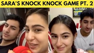 Sara Ali Khan's Knock Knock Game PART 2, Latest Video, Instant Bollywood
