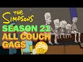 The SIMPSONS 4K - Season 21 - BEST COUCH GAG COMPILATION