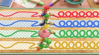 Mario Party Superstars Minigames - Mario Vs Yoshi Vs Peach Vs Luigi (Master Difficulty)